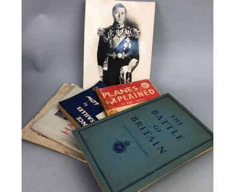 SOUVENIR BOOK OF KING EDWARD III TOLD IN PICTURES, along with a photograph of King Edward VIII, Hampton Court Palace: A Short