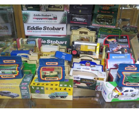Over 40 diecast model toy vehicles with four Eddie Stobart lorries, an array of Lledo Days Gone vehicles most with original b