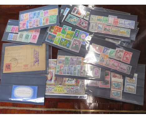 A Commonwealth stamp collection – in sets, part sets and singles to high values – on large number of small stock-cards, with 