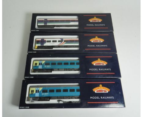 Two Bachmann boxed two car DMU sets No. 31-508 'Scotrail' First Group, No. 31-511 Arriva