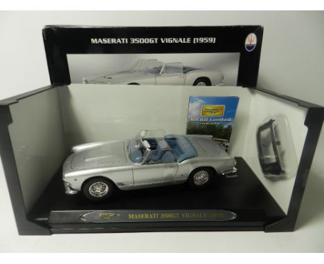 A Maserati 3500 GT Vignali (1959) by Ricko in 1/18th scale the model still in banded packaging