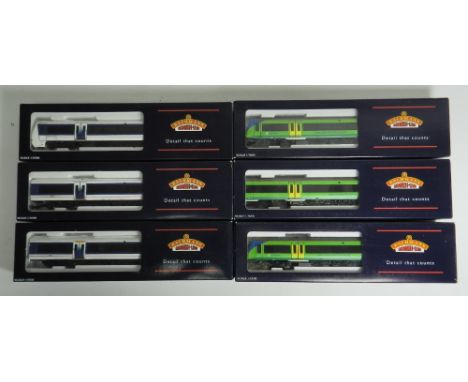 Two Bachmann boxed three car D.M.U. sets No. 32-470 Clubman three car 'Chiltern Railways' 32-460 Tubostar 'Central Trains'