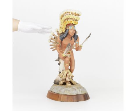 Helen Granger Young (Canadian, 1922-2023) for Cybis Porcelain, United States. Hand-painted porcelain figurine titled "Crow Da