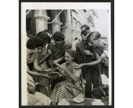 One gelatin silver print from the archives of the Star Tribune related to First family member Mary Margaret Truman Daniel fro