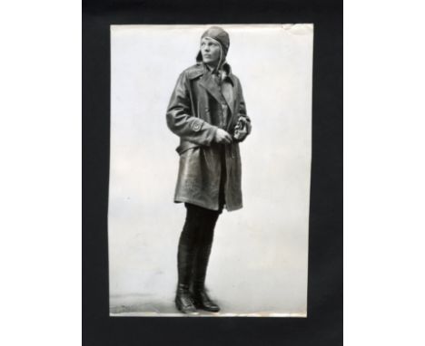 One gelatin silver print or original vintage photographic reproduction from the archives of the Star Tribune depicting Amelia