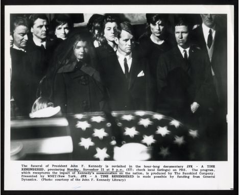 One gelatin silver print or original vintage press photographic reproduction related to Jacqueline Kennedy the First Lady of 