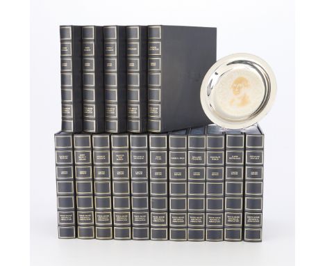 Group of sixteen sterling silver plates with 24kt yellow gold inlay. Issued by the White House Historical Association from th