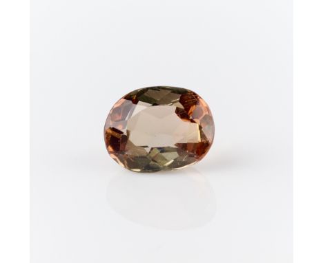 One 0.80 carat oval cut Brazilian andalusite.Length: 6.39 mm x width: 4.90 mm x depth: 3.42 mm. Gross weight: 0.80 ct.Conditi