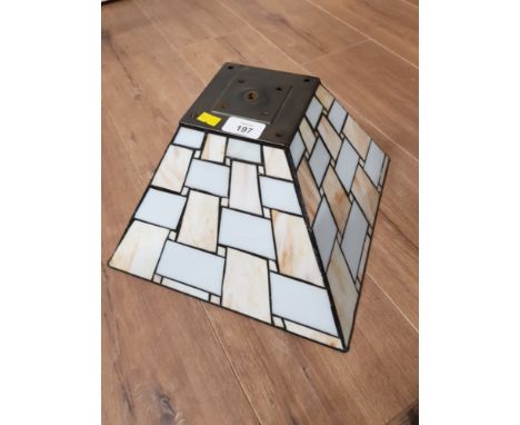 SQUARE TIFFANY STYLE LAMP SHADE