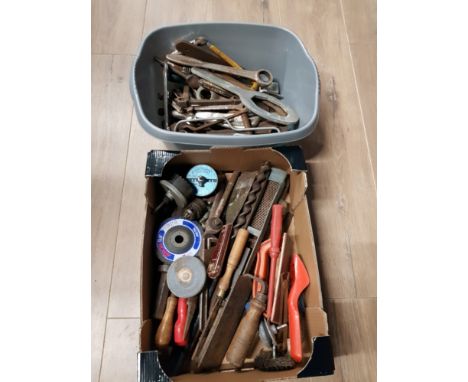 2 BOXES OF ASSORTED TOOLS