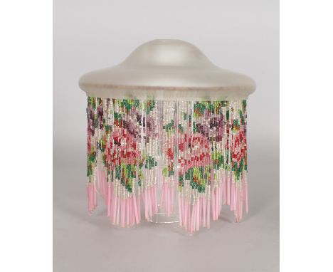 A LACQUERED BOX with frosted light fittings.