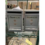 Lot de 2 pettit coffre fort SENTRY SAFE - drop in - pas de clé