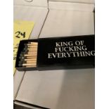 Lot de 17 boites de 16 boites d'allumettes "KING…