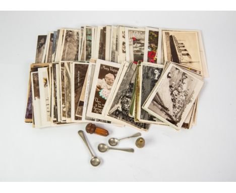 APPROXIMATELY 170 LOOSE EARLY 20TH CENTURY AND LATER POSTCARDS mainly holiday greetings, topographical, architectural, three 