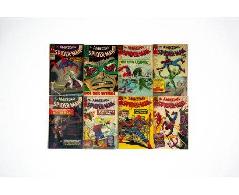 A small selection of The Amazing Spiderman COMICS, a mixture of UK and USA issues, including US imports with UK prices stampe