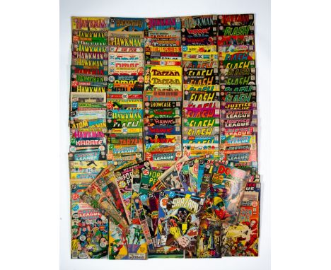 A large quantity of COMICS, almost exclusively DC, mainly BRONZE AGE, some SILVER AGE various characters and issues including
