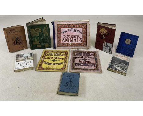 The Child's Picture Book of Domestic Animals, undated, George Routledge, oblong folio with ten [of twelve] coloured illustrat