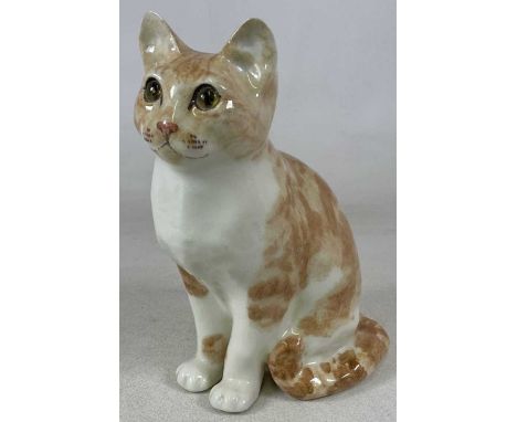 WINSTANLEY; a cat, in the sitting position, signed and numbered 6 to base, 30cm.Condition Report: No visible signs of chips,c