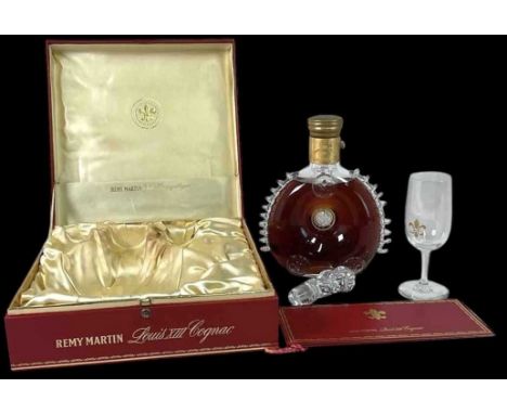 COGNAC, BACCARAT & REMY MARTIN; a limited edition presentation cased bottle of Louis XIII Cognac, in the presentation box wit