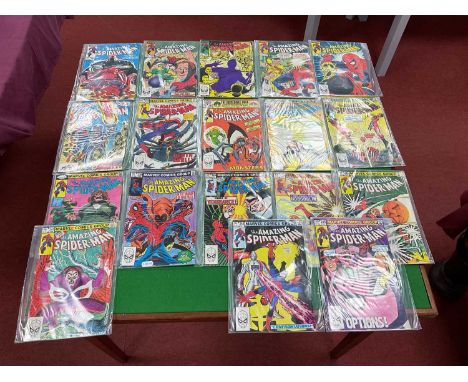 A Run of Eighteen Marvel The Amazing Spider-Man Comics. Comprising of #232 - #249. To Include #238 Key Issue, First Appearanc