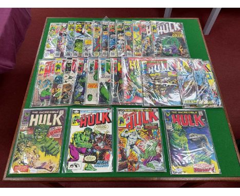 Approximately Twenty Nine Marvel The Incredible Hulk Comics. To Include #102 Key Issue Titled Series Starts Again, #104, #108