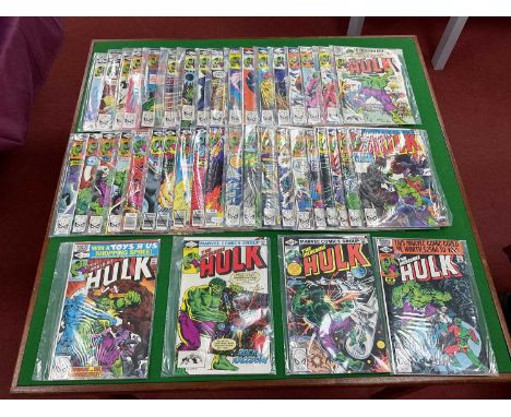 A Run Of Forty One The Incredible Hulk Comics by Marvel. Comprising of Numbers #240 - #280. Including #271 Key Issue First Co