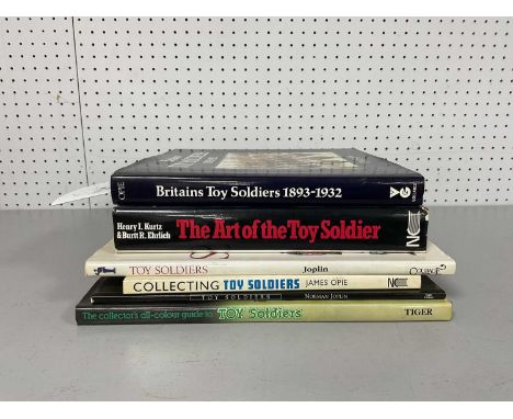 A Small Quantity of Toy Reference Books, on a toy soldier subject, including 'Opie' Britains toy soldiers and Kurtz 'The Art 