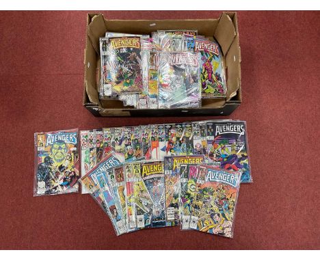 Approximately Ninety Five The Avengers Themed Comics by Marvel. To Include The Avengers #200, #215 - #220, #238, #245 - #250,