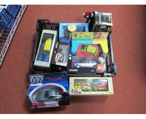 Ten Diecast Model Vehicles by Corgi, Lledo, Gate to include #CC82221 Mini Seven Racing Club - Mini Miglia, #4419 Mr Beans's M