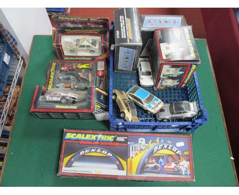 Scalextric Interest to include #C144 Martini Lancia, #C389 Ilford Photos Ford Escort XR3i, (both cars with faults/damages) #C
