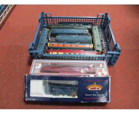 Five 'OO' Gauge/4mm Unboxed Diesel Locomotives, consisting of a Lima Bo-Bo auto coach, a Bo-Bo 'Hydra' laboratory R and D coa