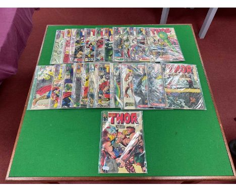 Twenty Four Marvel The Mighty Thor Comics. Comprising of #126 Key Issue First Issue of Titled Thor Series, #130, #131 (x2), #