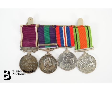 WWII medal group, named to 7632195 S. Sgt W. Whyte Royal Army Ordnance Corps, with a Campaign medal for the Arabian Peninsula