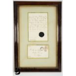 Letter from Ponsonby to Rev E C Perry