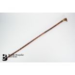 English Split Cane Customs Stick