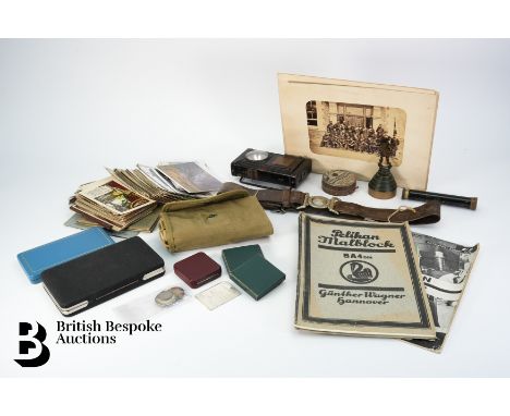Miscellaneous militaria, including a limited edition Windsor Mint set of bronze medallions and ingot for the Royal Air Force 