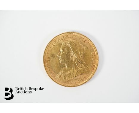 Victorian 1894 full gold sovereign.&nbsp;