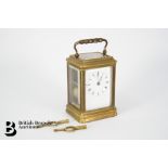 French Brass Carriage Clock