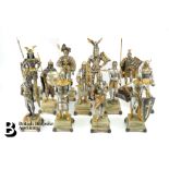 Collection of Twelve Bronze Figurines by Giuseppe Vasari