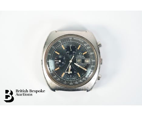 1970's gentleman's stainless steel Omega Electronic Chronograph wrist watch, model Seamaster Speedsonic F300Hz, 43mm case wit