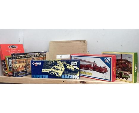 6 boxed car sets including Corgi &amp; Matchbox, including Zephyr racing Corgi, Green King Corgi etc.