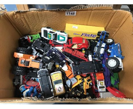 A large quantity of unboxed die-cast including Corgi, Britain's &amp; Matchbox etc.