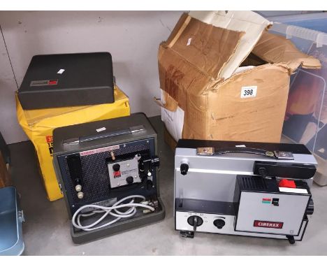 A Kodak Instamatic M55-L movie projector and a Cinerex movie projector, untested.