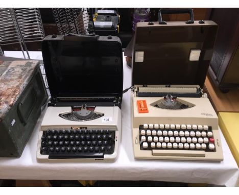 A Brother vintage typewriter &amp; an Imperial vintage typewriter