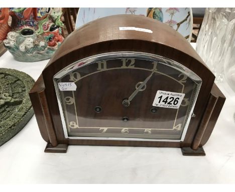 A 1950's mantle clock