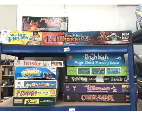 A good lot of board games etc. including Dungeons &amp; Dragons, Mega Bloks Fire Ice Dragon (contents unopened) &amp; Subbute