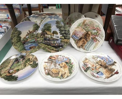 A quantity of collectors plates including Royal Worcester &amp; Royal Albert