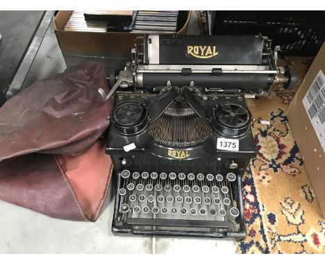 A 'Royal' typewriter