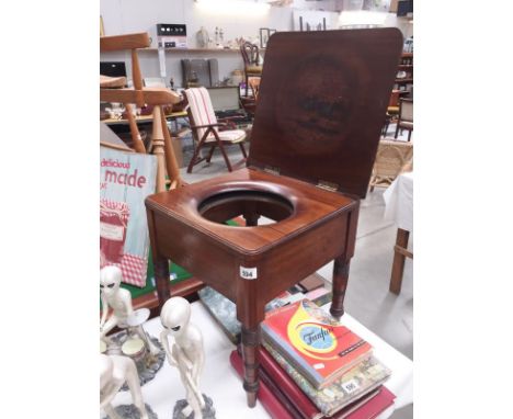 A Victorian mahogany commode (no liner)