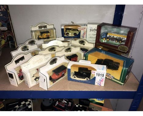 A quantity of boxed diecast Lledo vehicles &amp; Corgi Classic car etc.